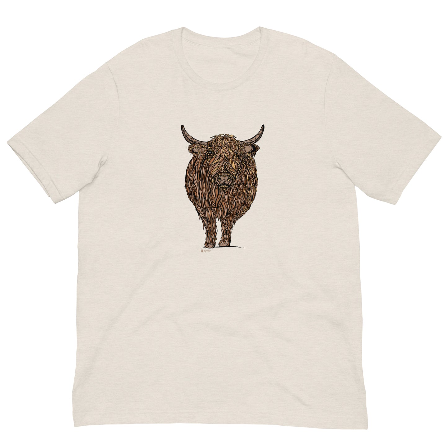 Highland Cow Color Unisex T-shirt
