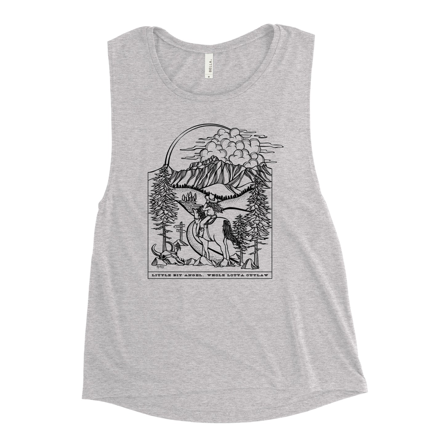 Whole Lotta Outlaw Muscle Tank