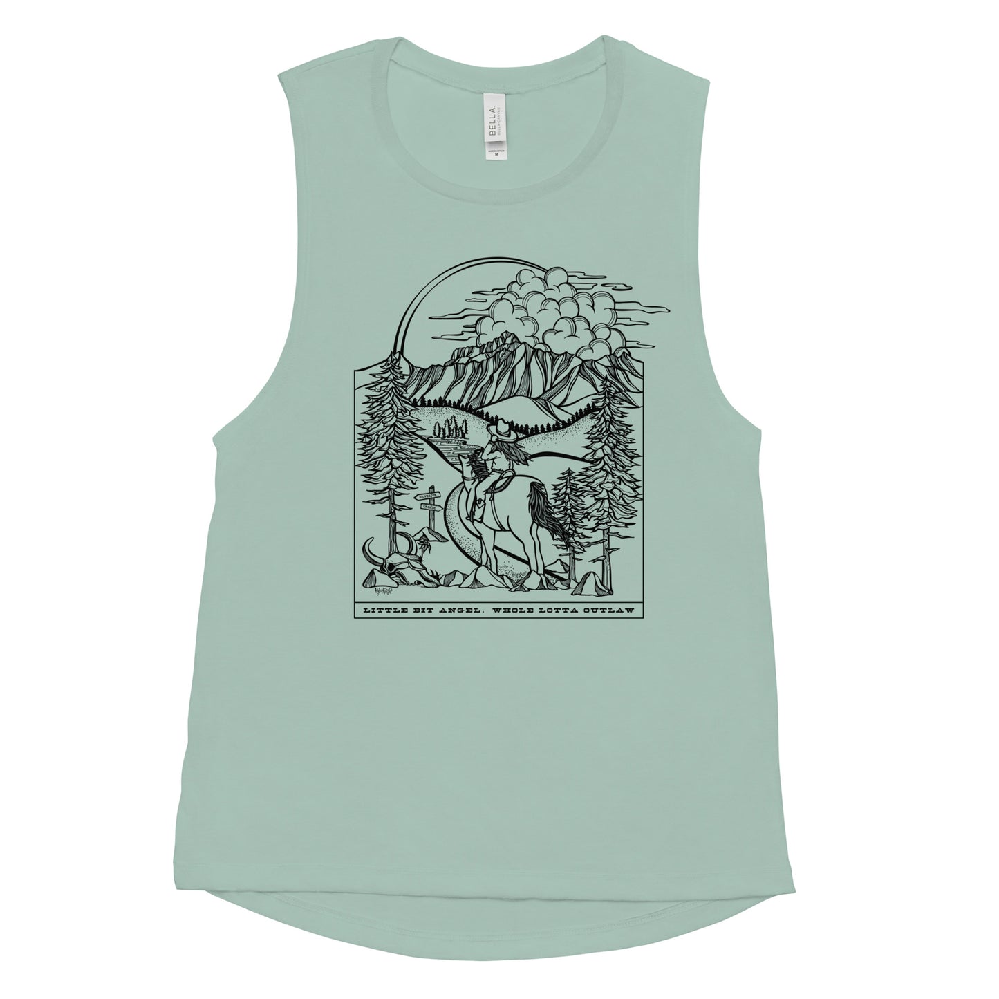 Whole Lotta Outlaw Muscle Tank
