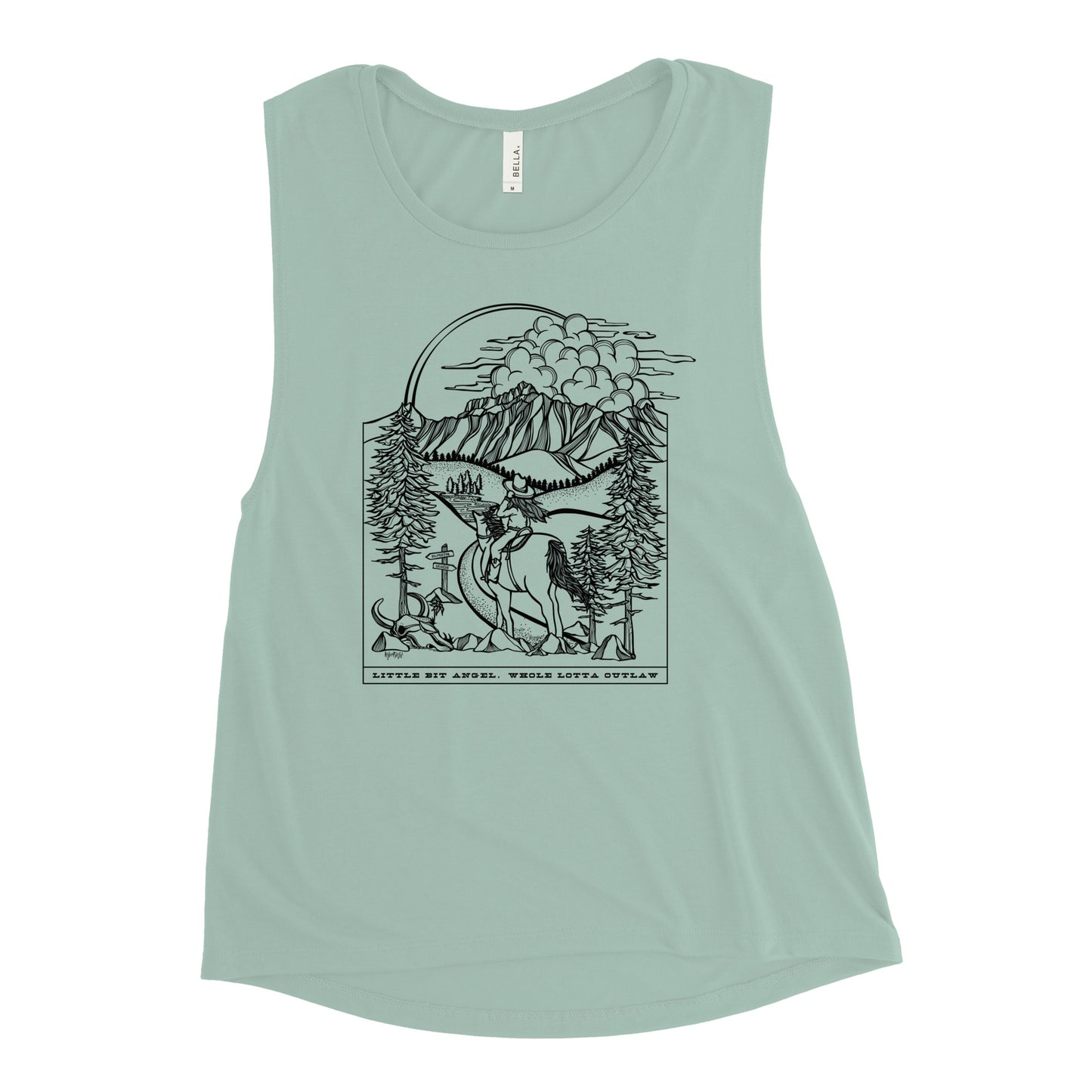 Whole Lotta Outlaw Muscle Tank