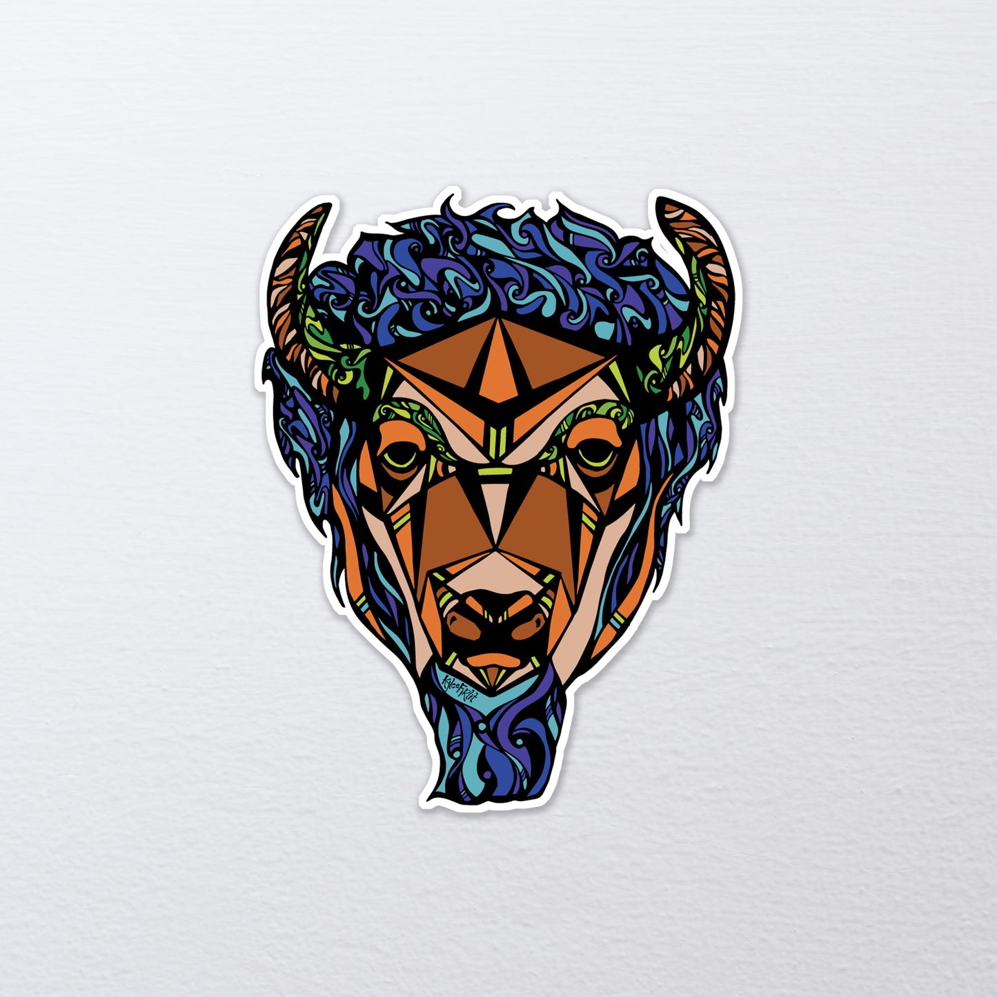 Bison Sticker