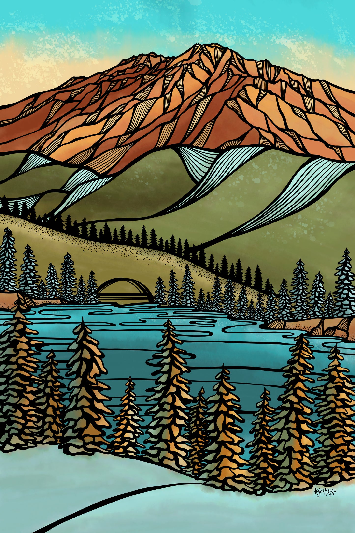Mt. Shasta Print