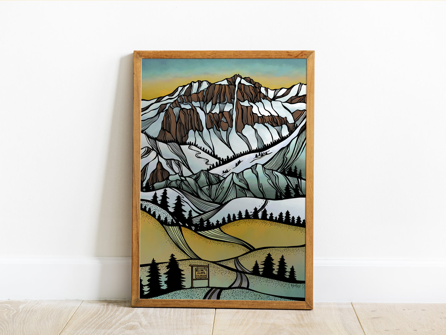 San Joaquin Couloir Print