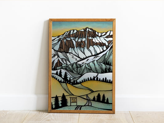 San Joaquin Couloir Print