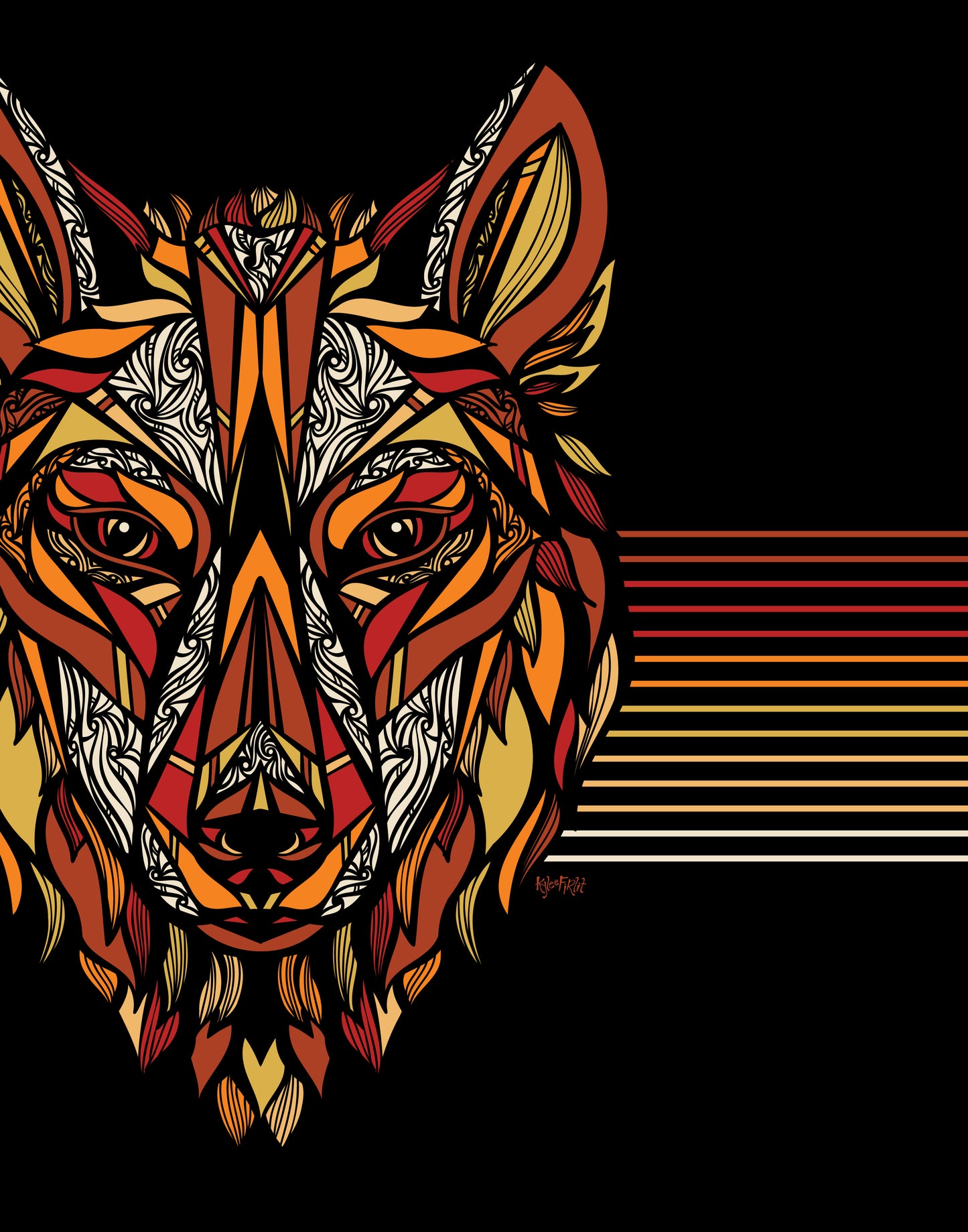 Wolf Print