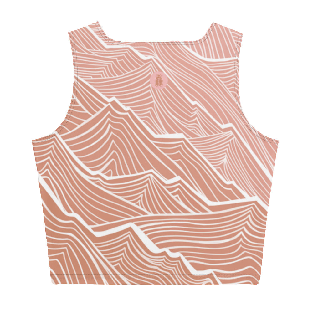Mountain Ridge Crop Top | Dusty Rose