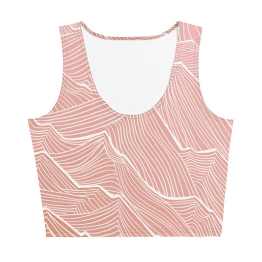 Mountain Ridge Crop Top | Dusty Rose