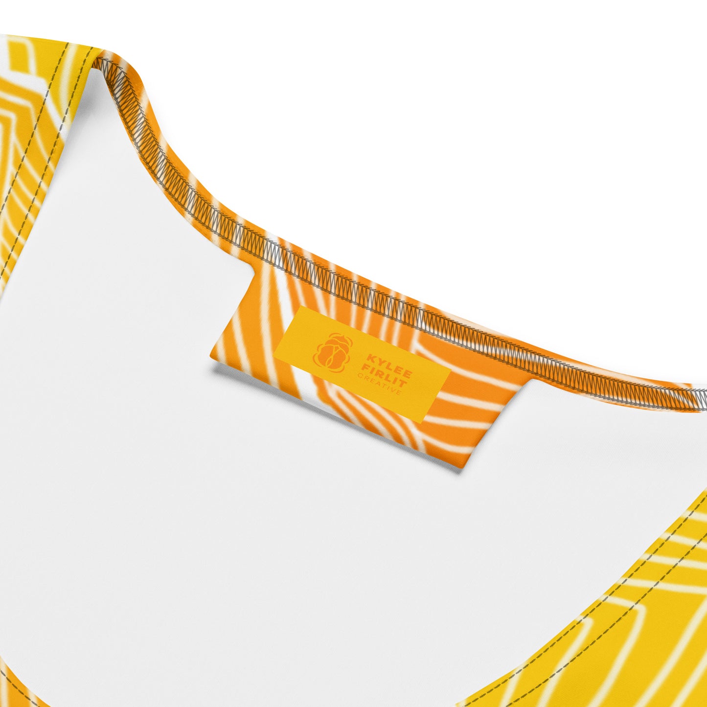 Mountain Ridge Crop Top | Sunset Gold