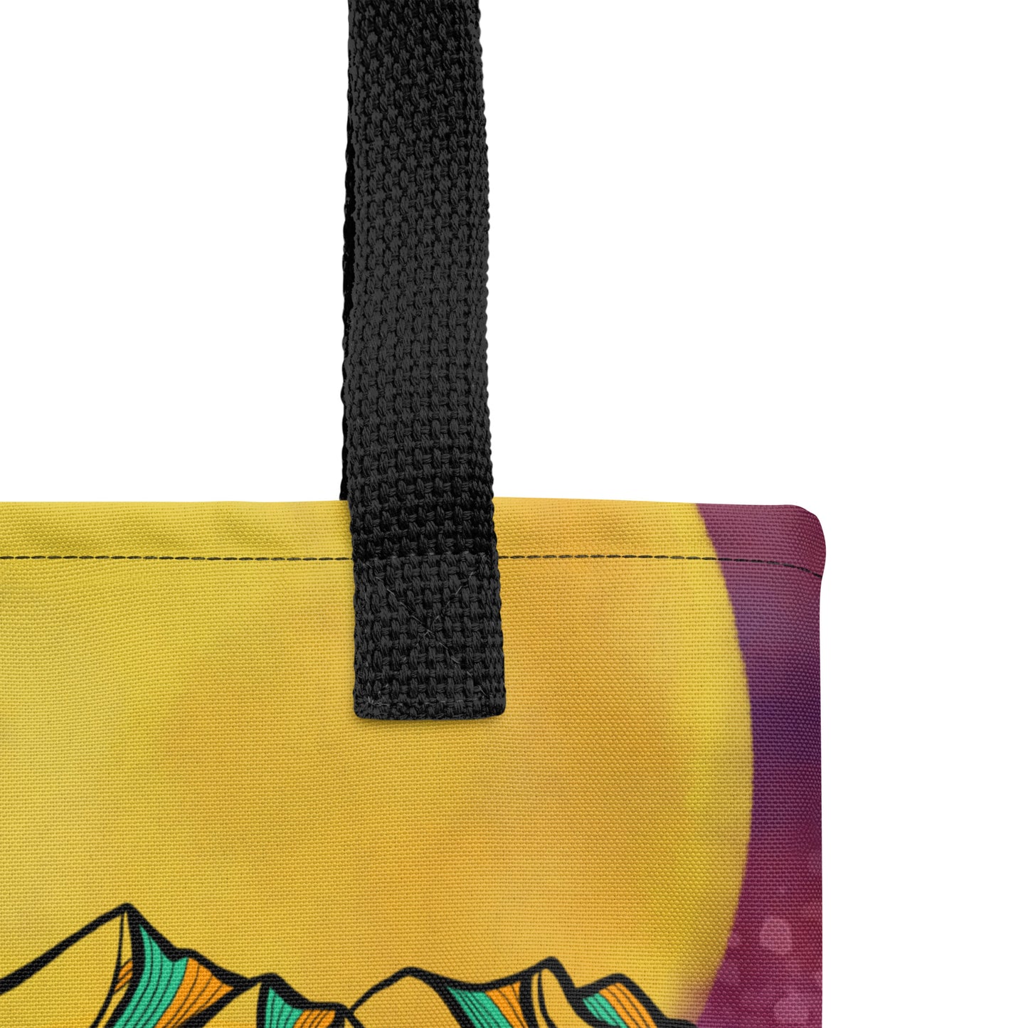 Mountain Moonrise Tote bag