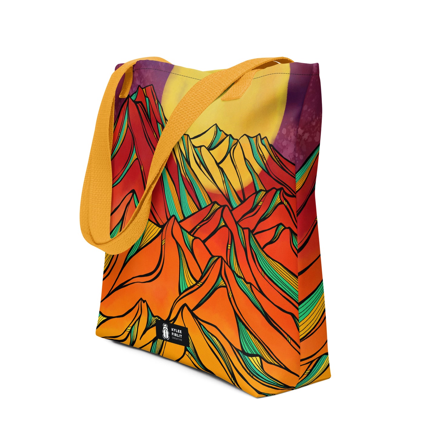 Mountain Moonrise Tote bag