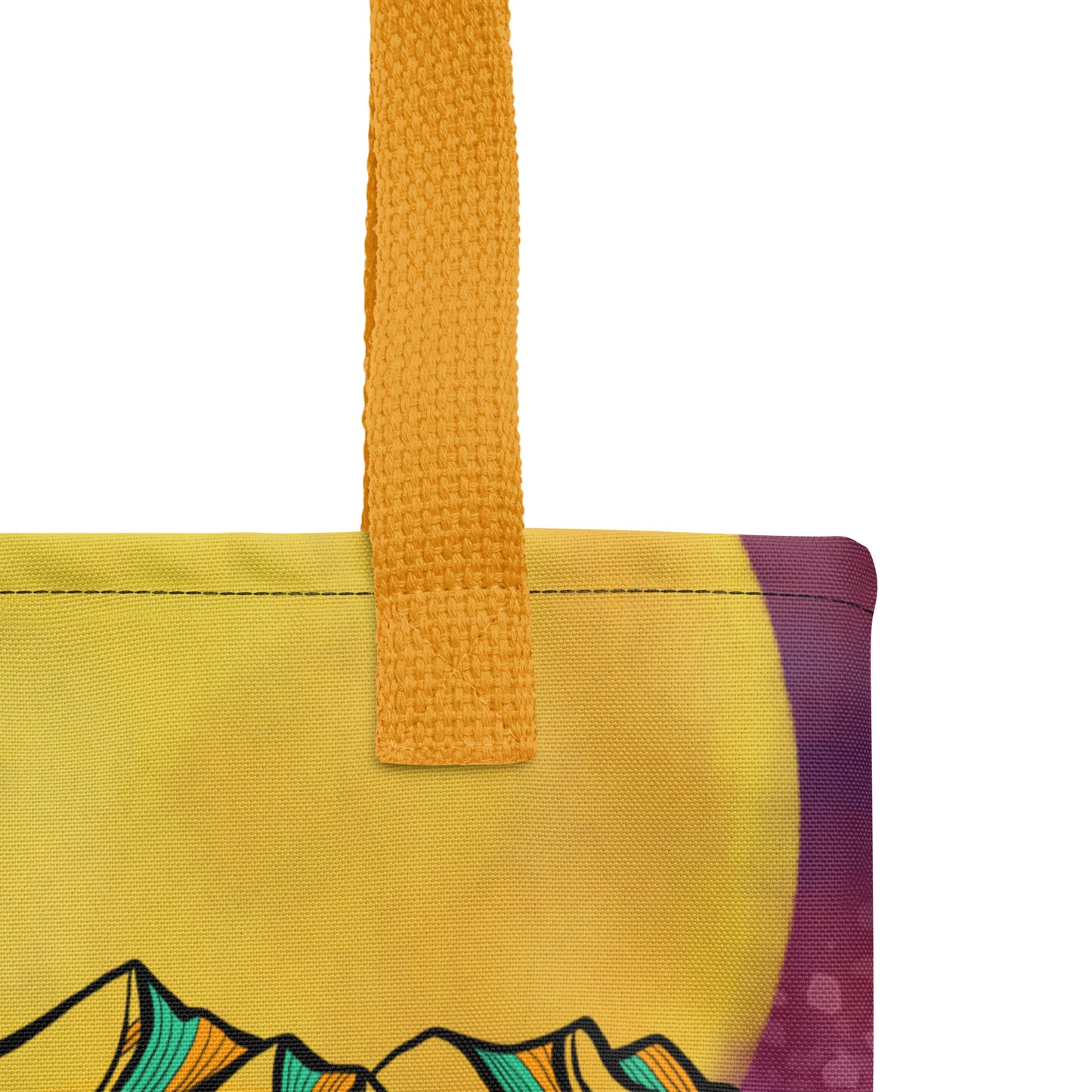 Mountain Moonrise Tote bag