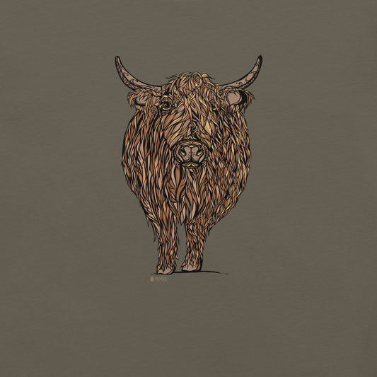 Highland Cow Color Unisex T-shirt