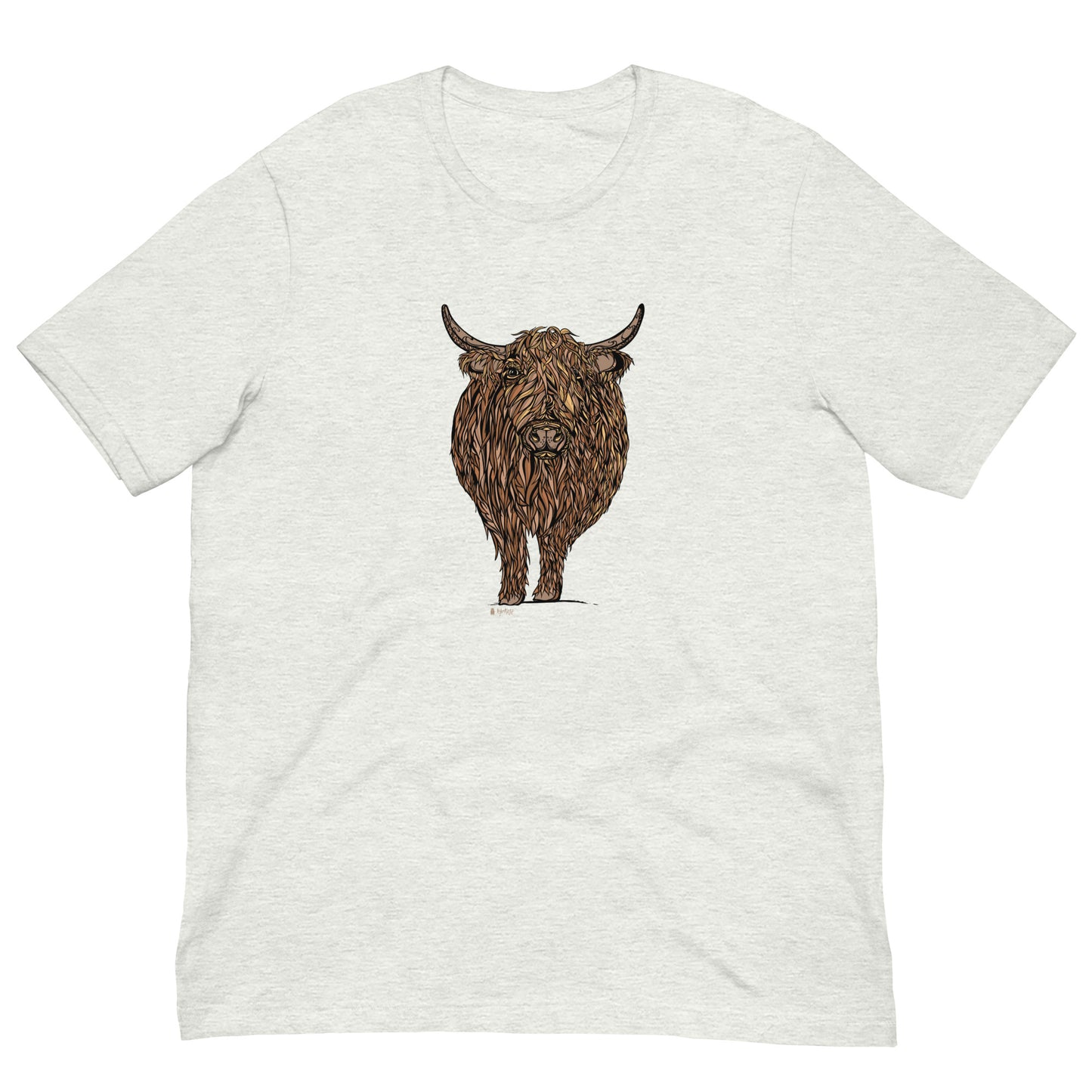 Highland Cow Color Unisex T-shirt