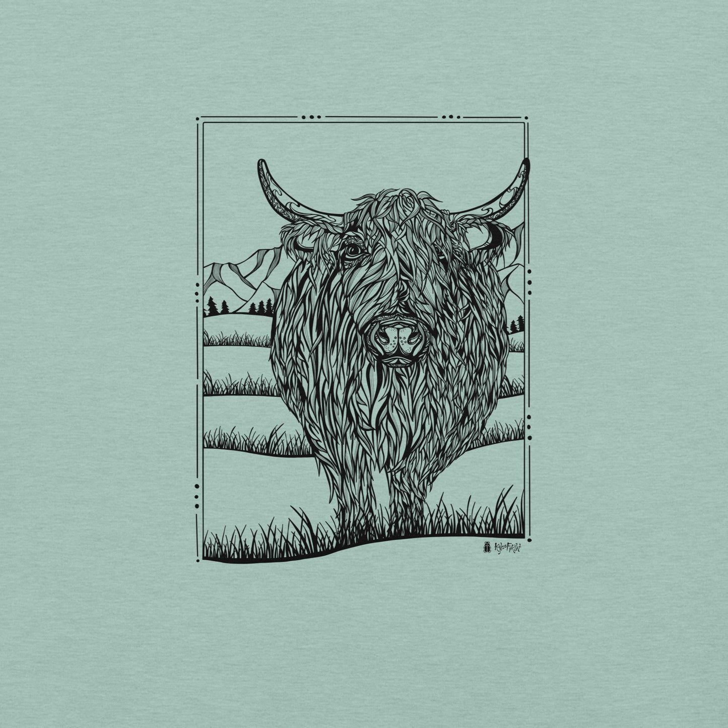 Highland Cow Unisex T-shirt