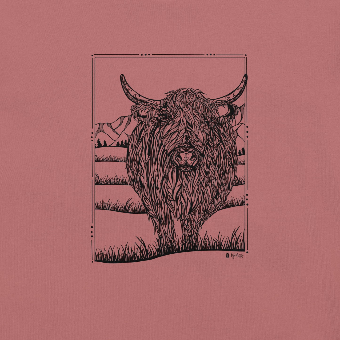 Highland Cow Unisex T-shirt