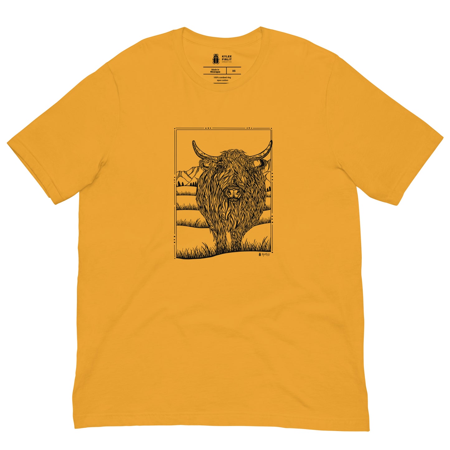 Highland Cow Unisex T-shirt