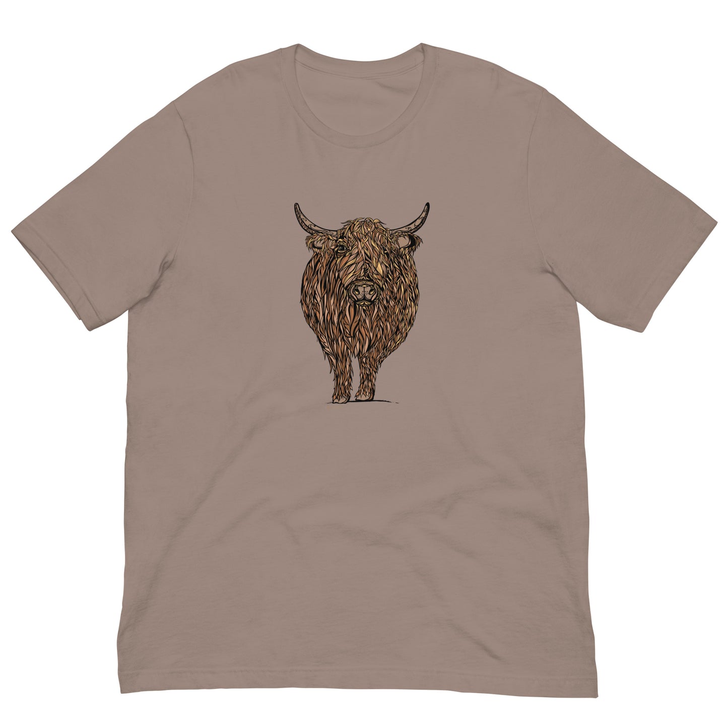 Highland Cow Color Unisex T-shirt