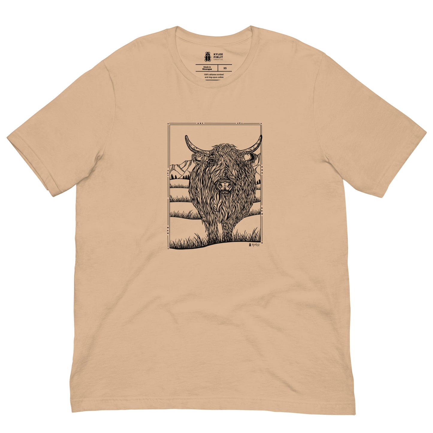 Highland Cow Unisex T-shirt