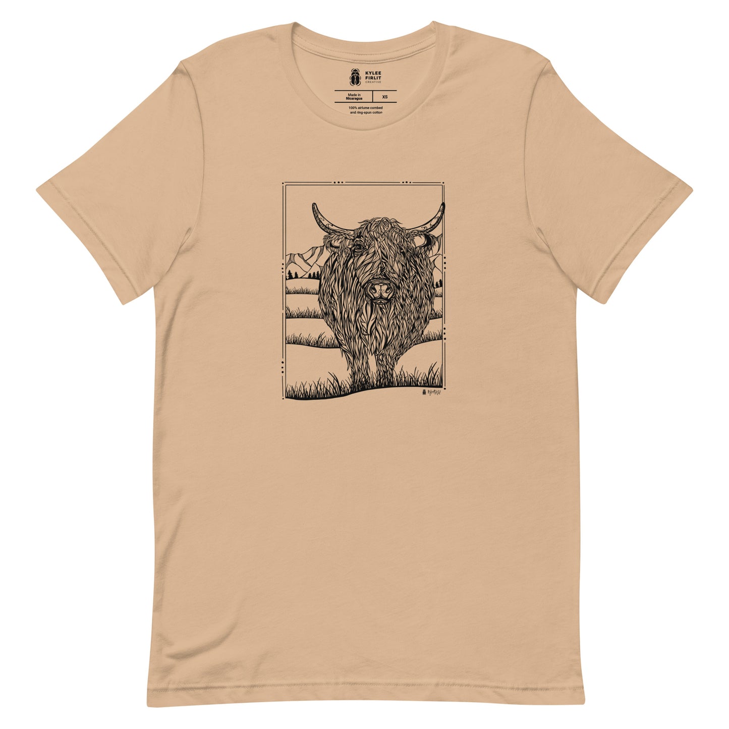 Highland Cow Unisex T-shirt