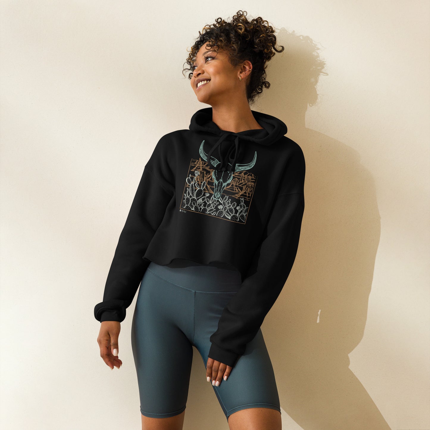 Desert Dusk Crop Hoodie