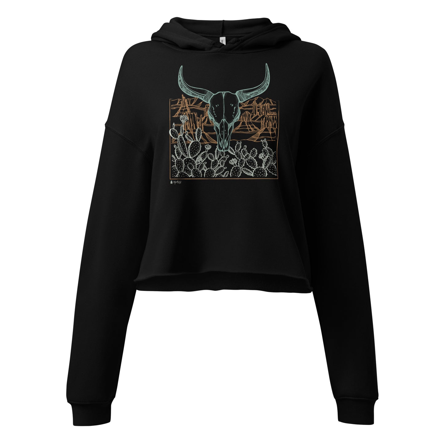 Desert Dusk Crop Hoodie