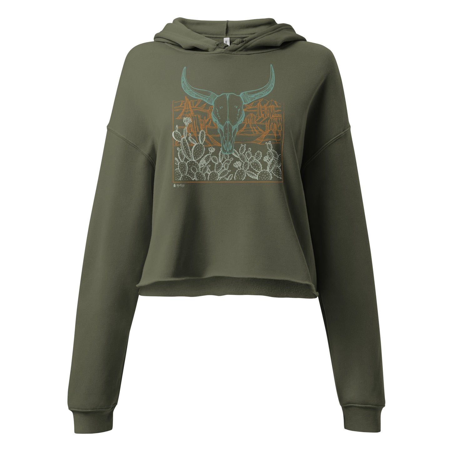 Desert Dusk Crop Hoodie