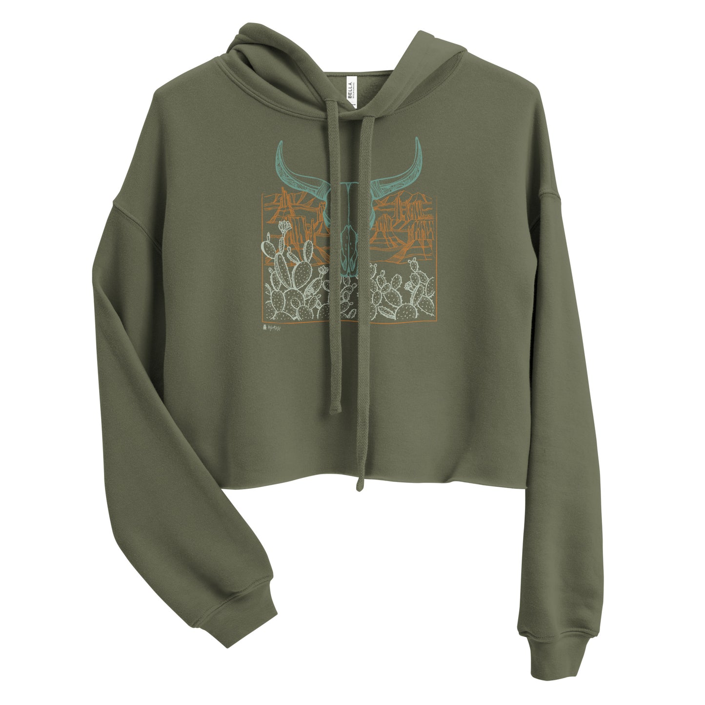 Desert Dusk Crop Hoodie