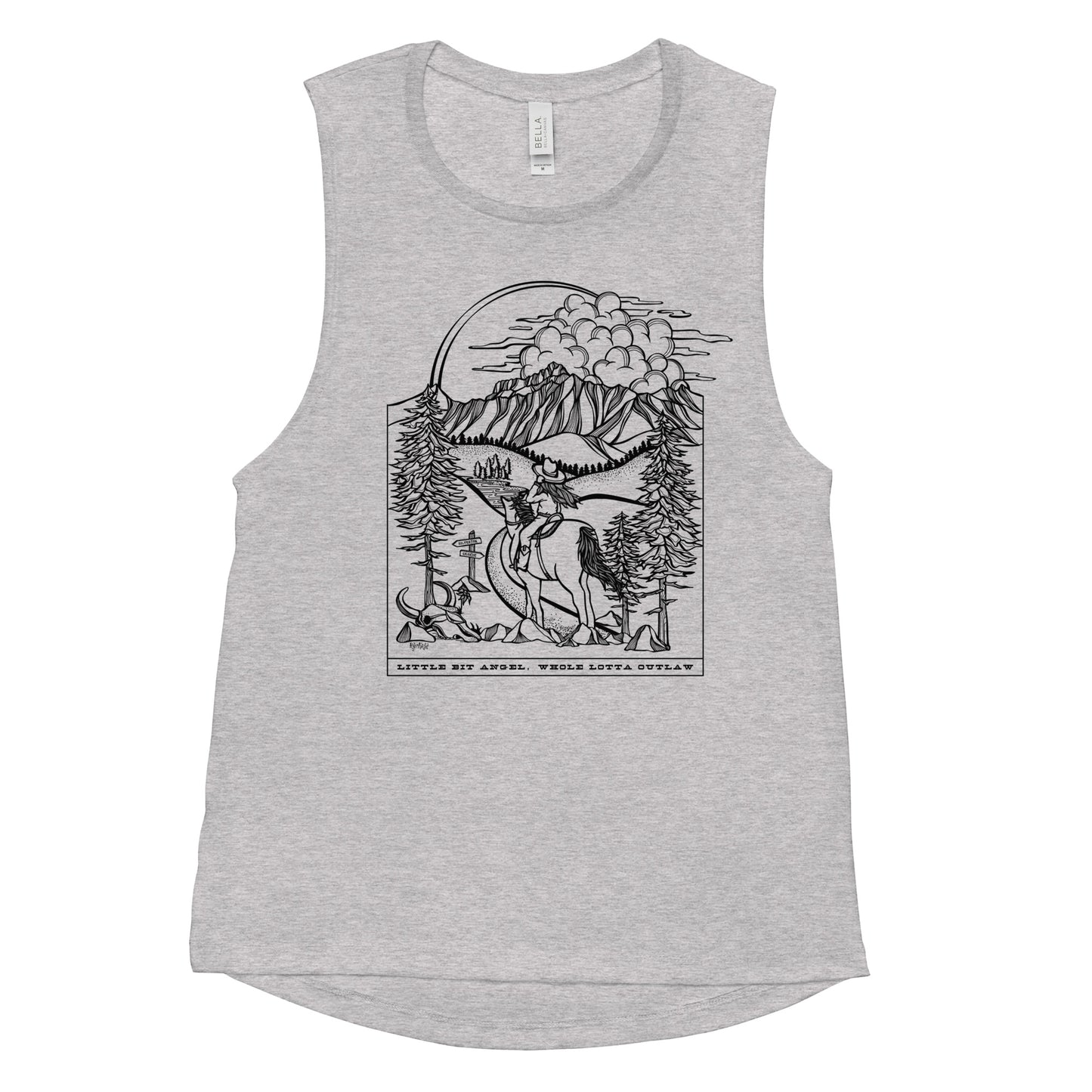 Whole Lotta Outlaw Muscle Tank