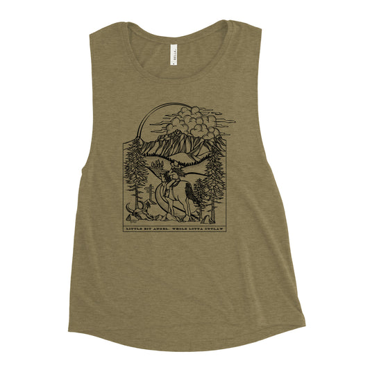 Whole Lotta Outlaw Muscle Tank