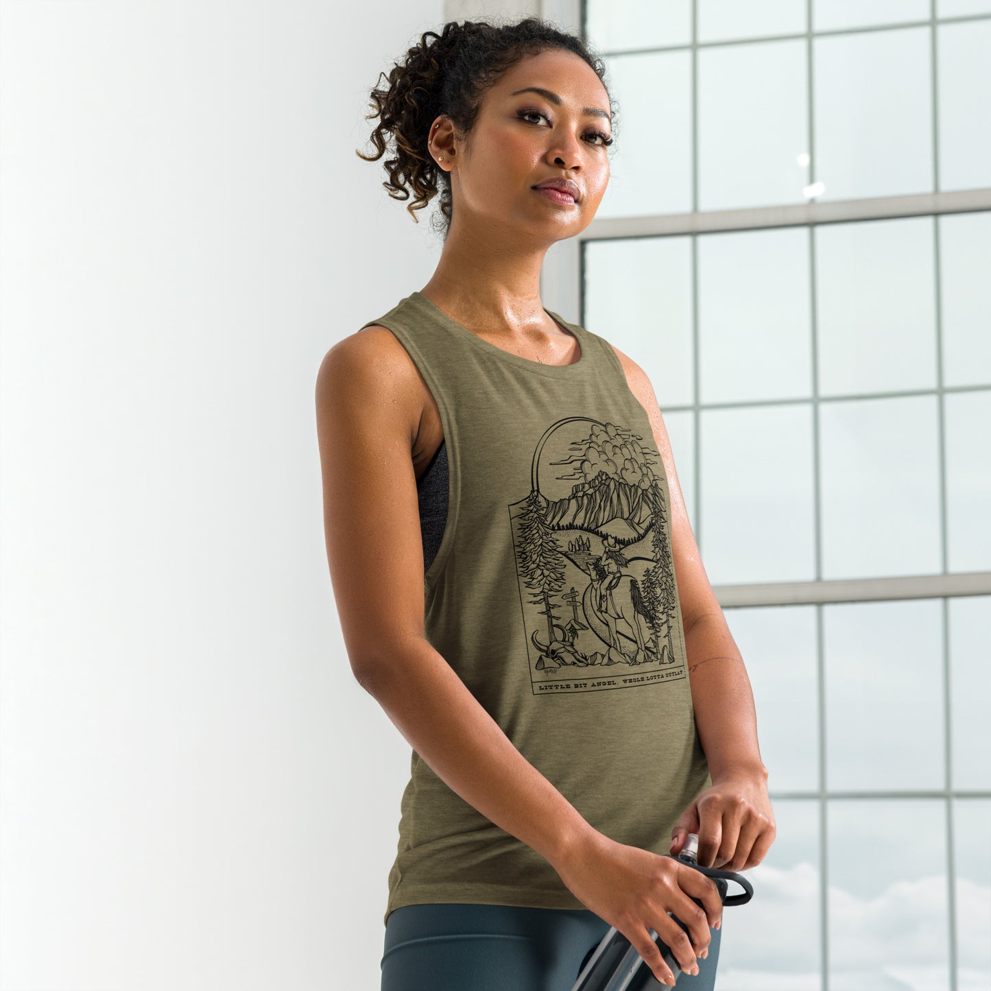 Whole Lotta Outlaw Muscle Tank