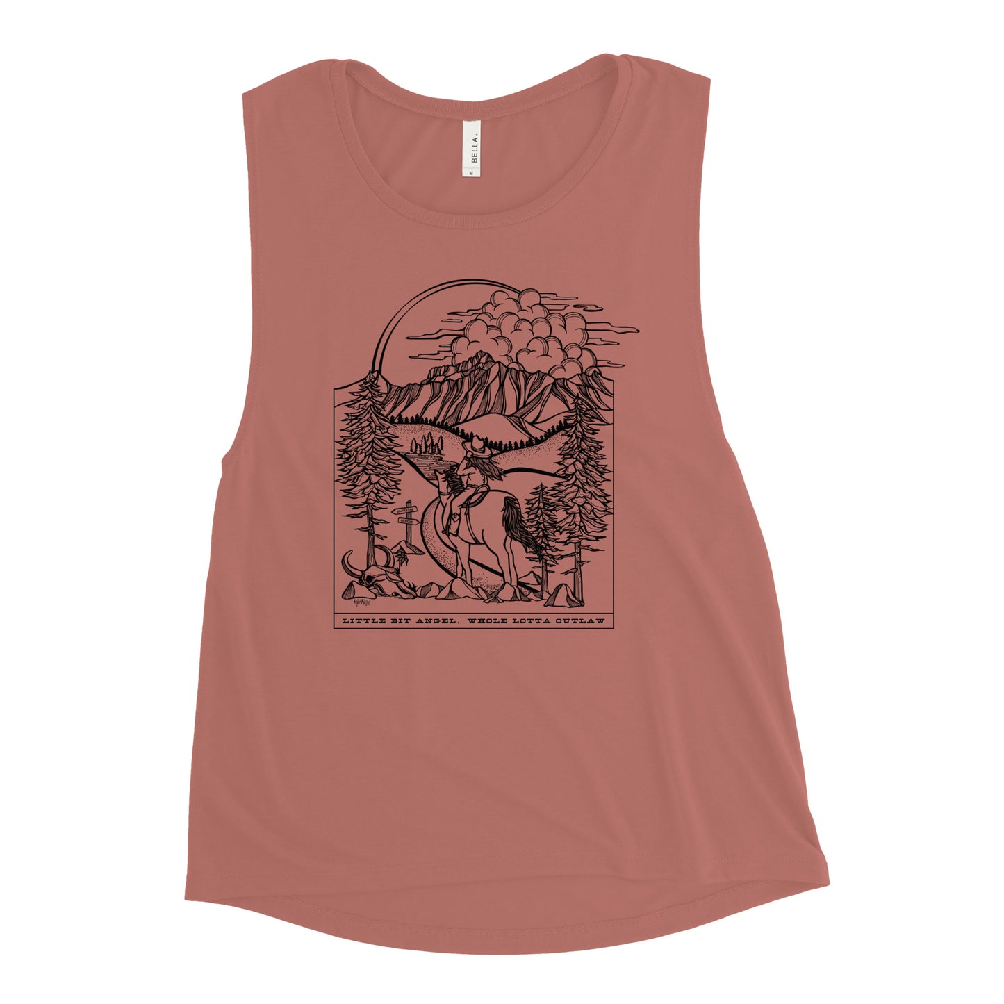 Whole Lotta Outlaw Muscle Tank