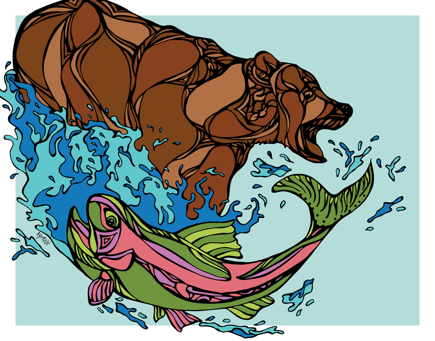 Grizzly Print
