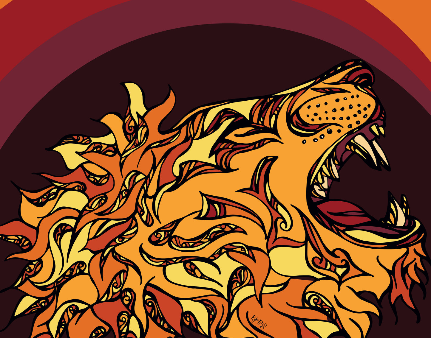 Lion's Roar Print