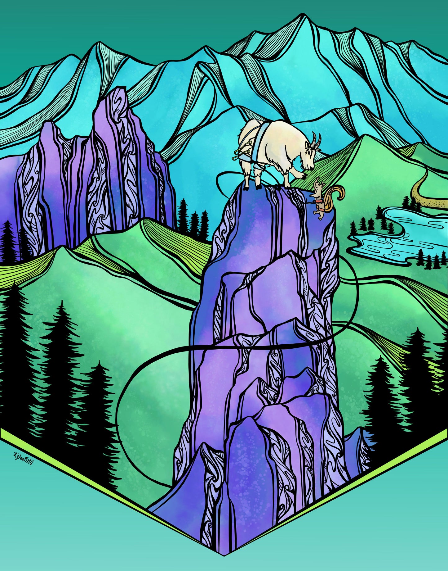 Go Climb Print
