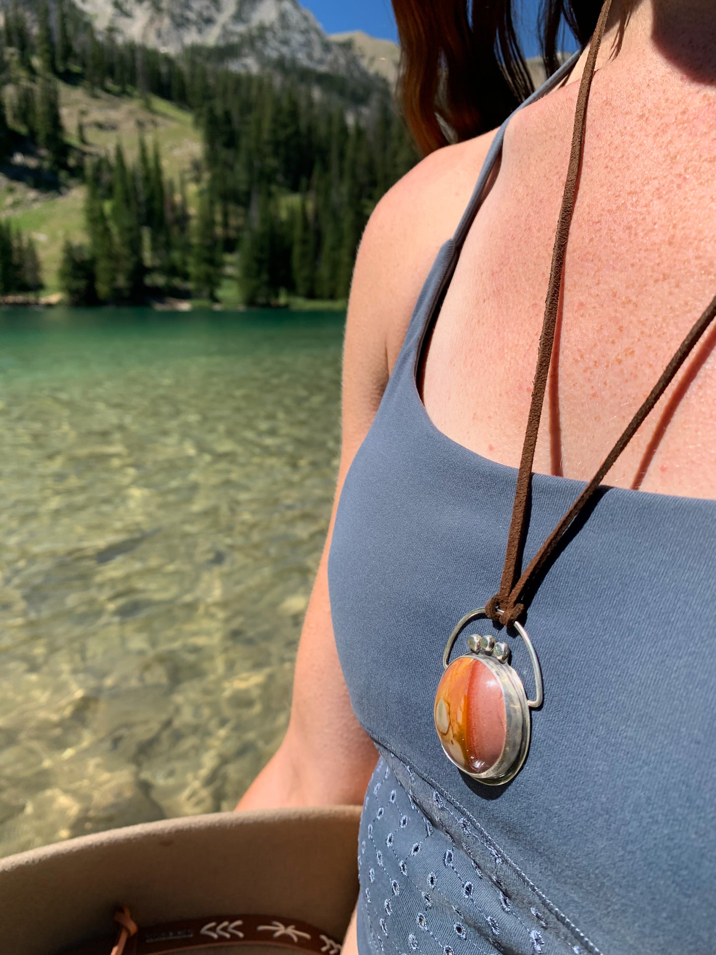 Jasper Statement Necklace