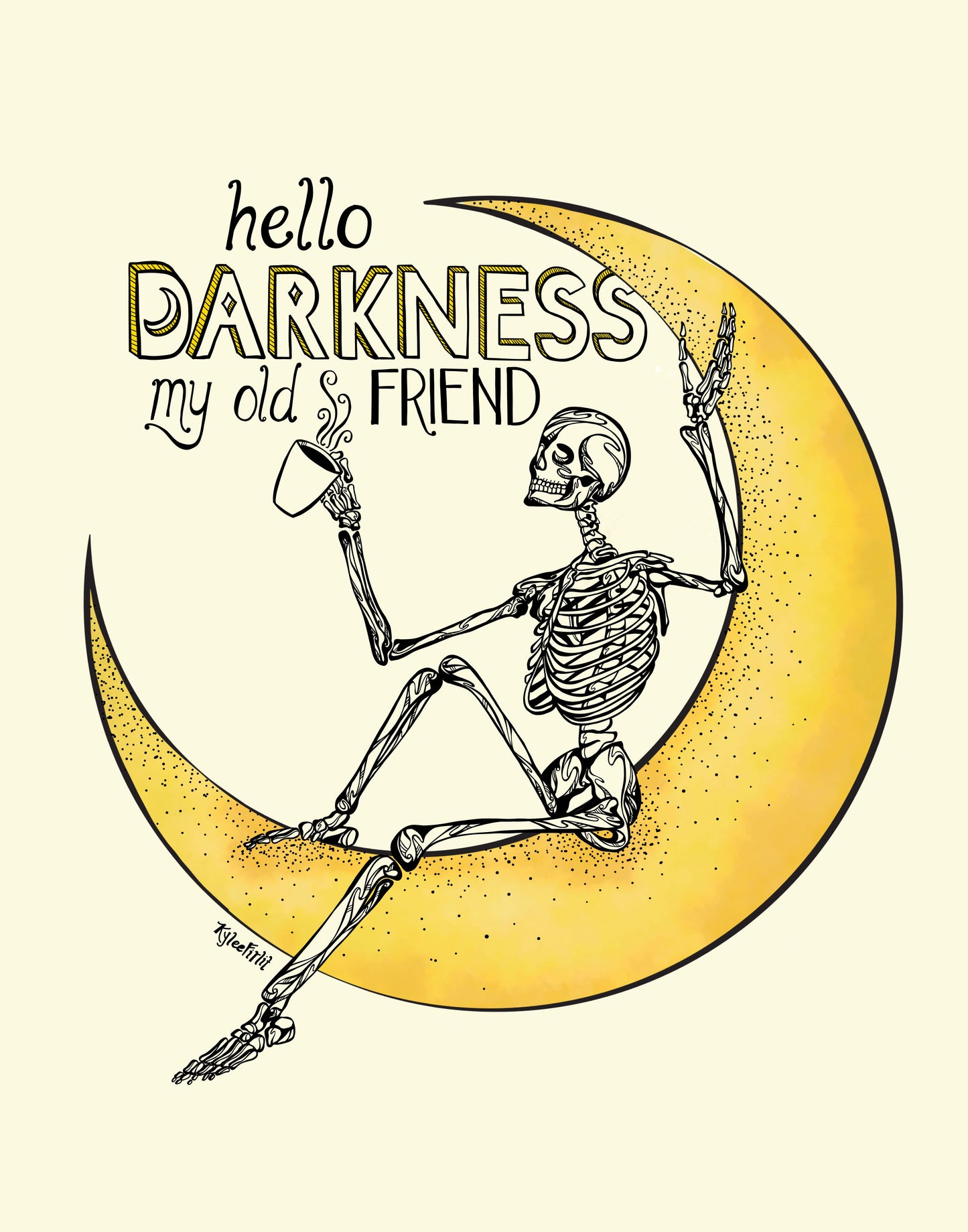 Hello Darkness Print