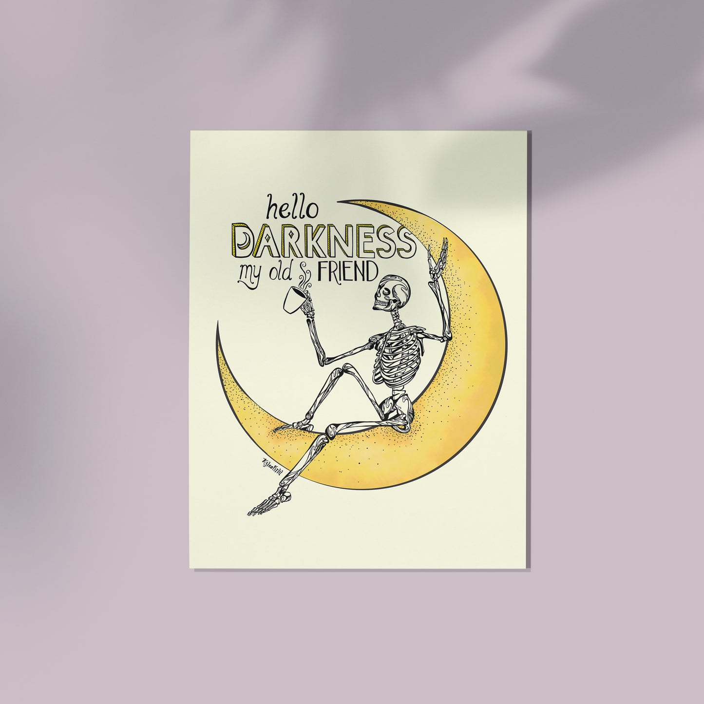 Hello Darkness Print