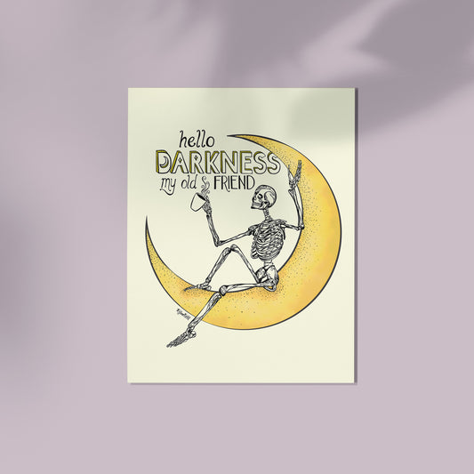 Hello Darkness Print