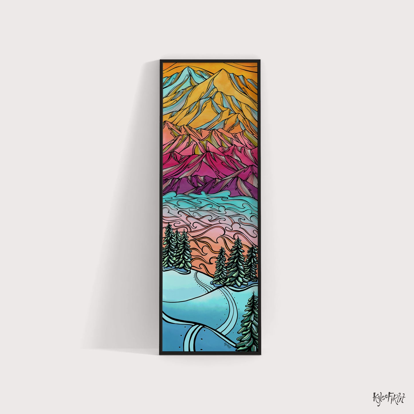 Cotton Candy Turns Print