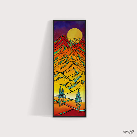 Mountain Moonrise Print