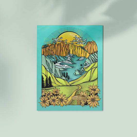 Lone Peak Print