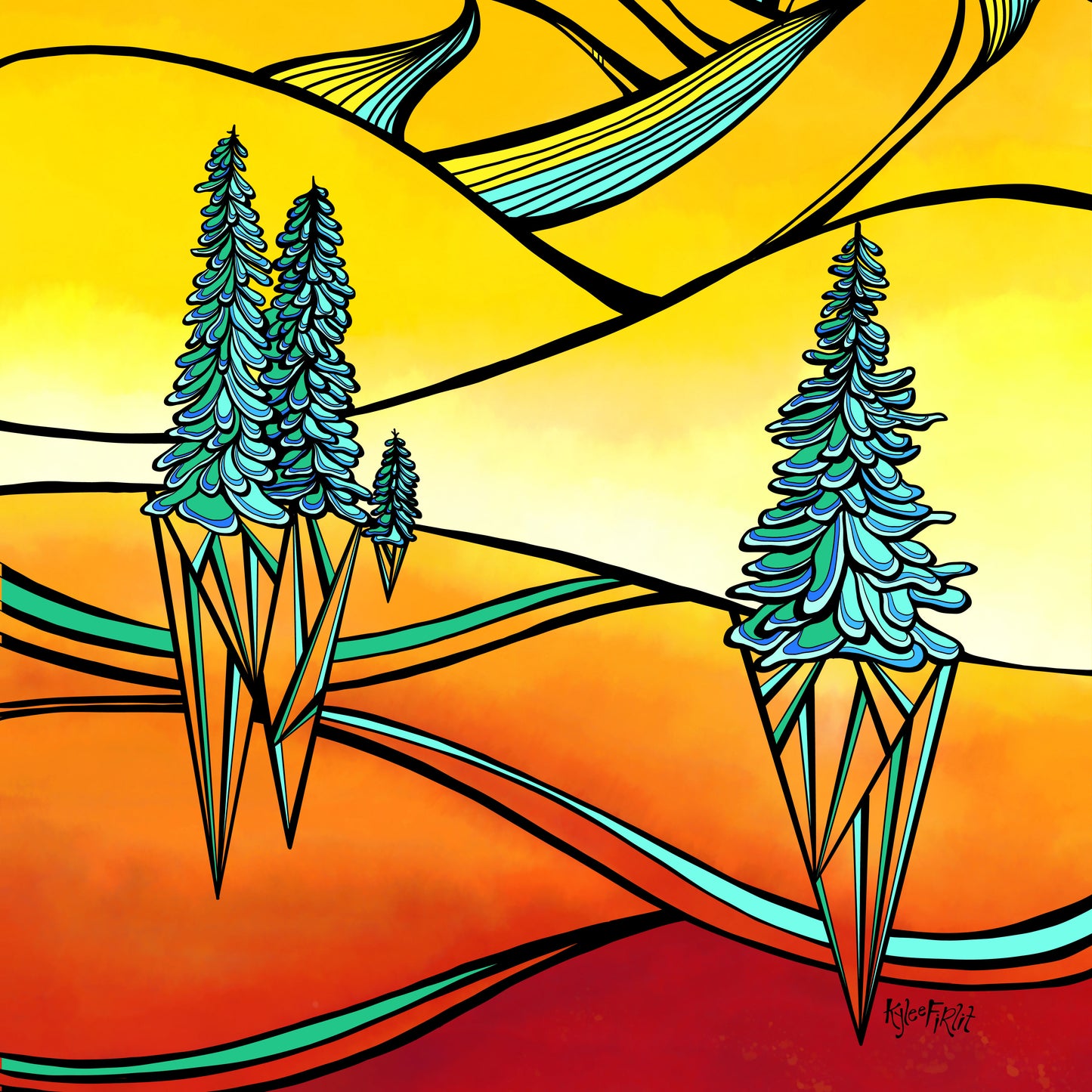 Mountain Moonrise Print