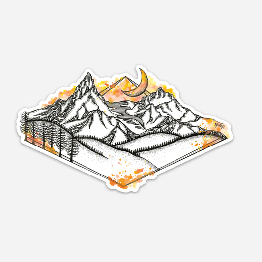 Pilot & Index Peak Sticker