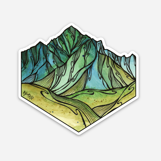 Mountain Flow Sticker