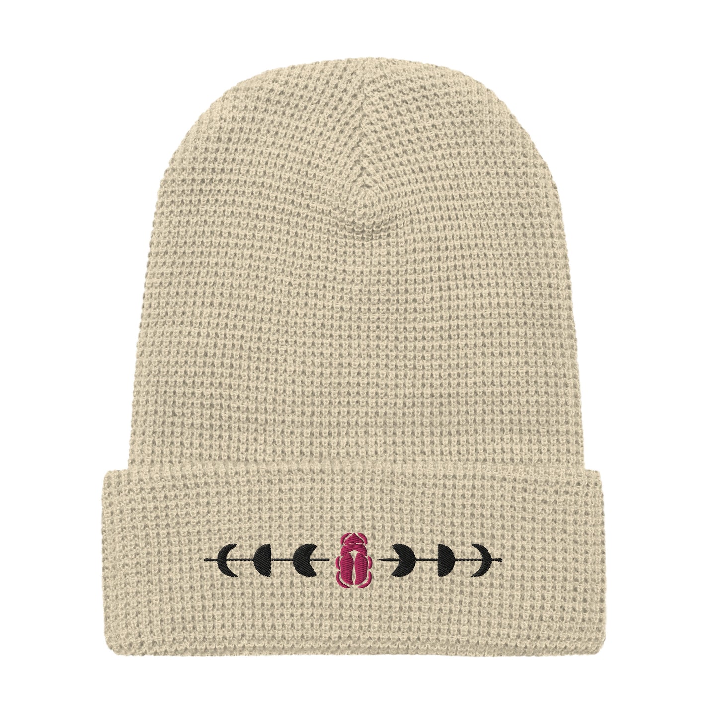 Moon Phases Waffle beanie