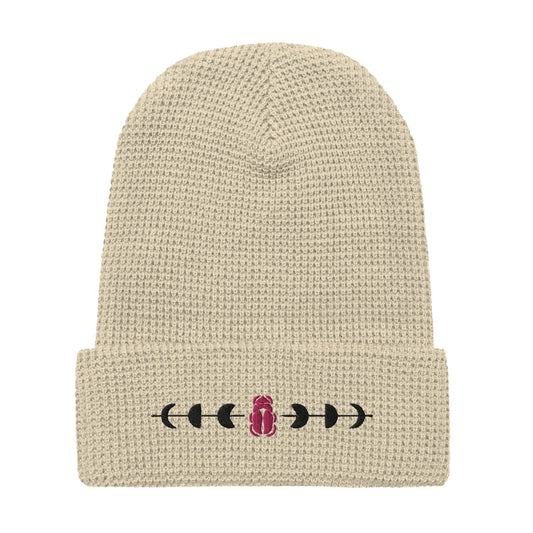 Moon Phases Waffle beanie