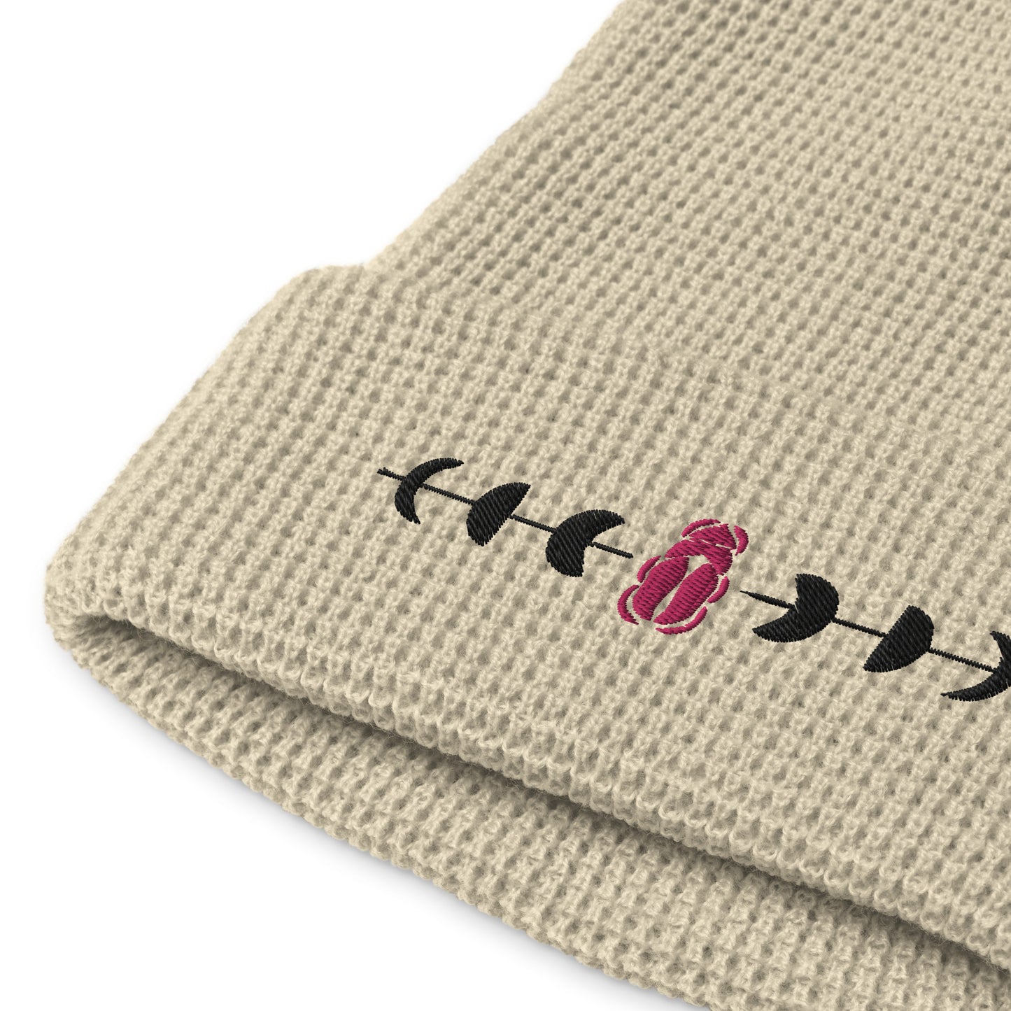 Moon Phases Waffle beanie