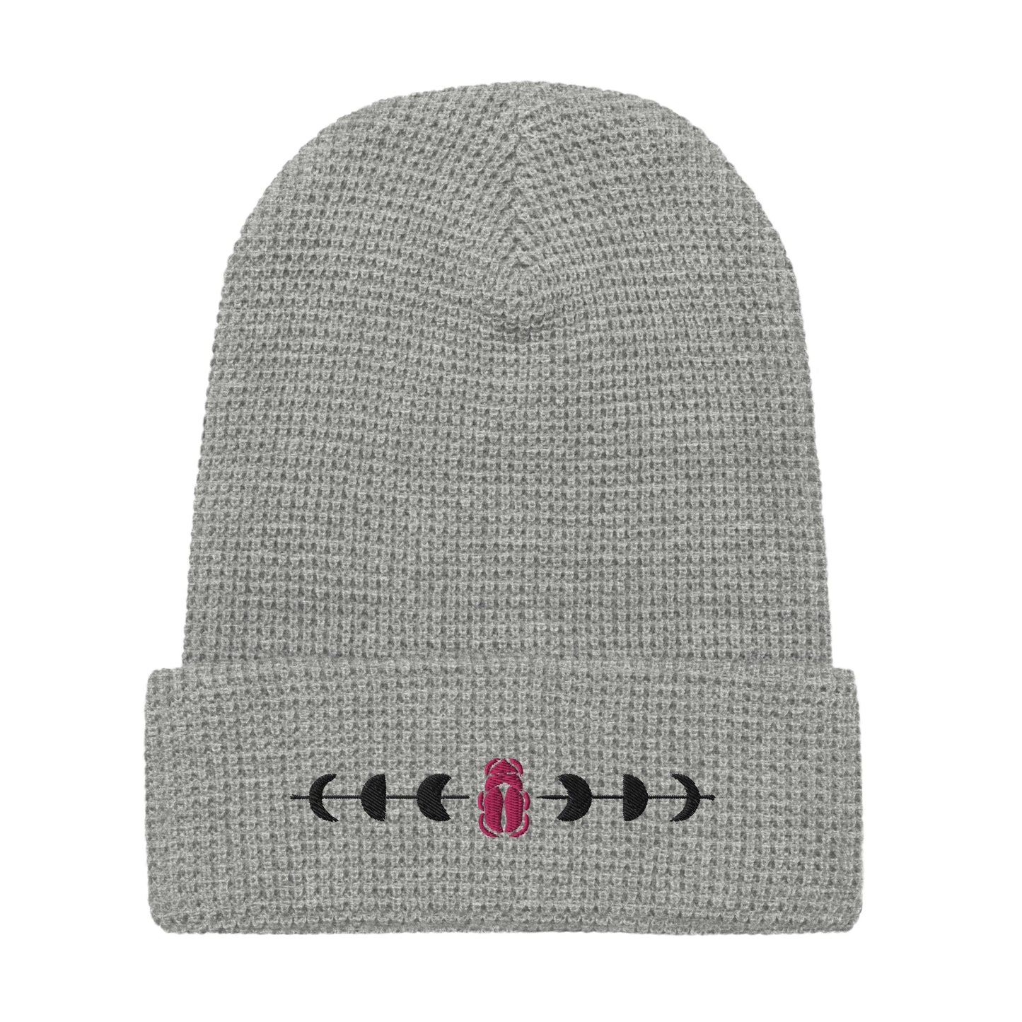Moon Phases Waffle beanie
